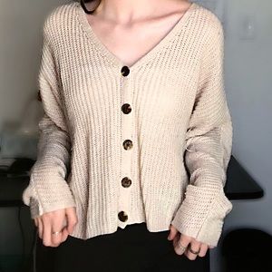 Cream Knit Sweater